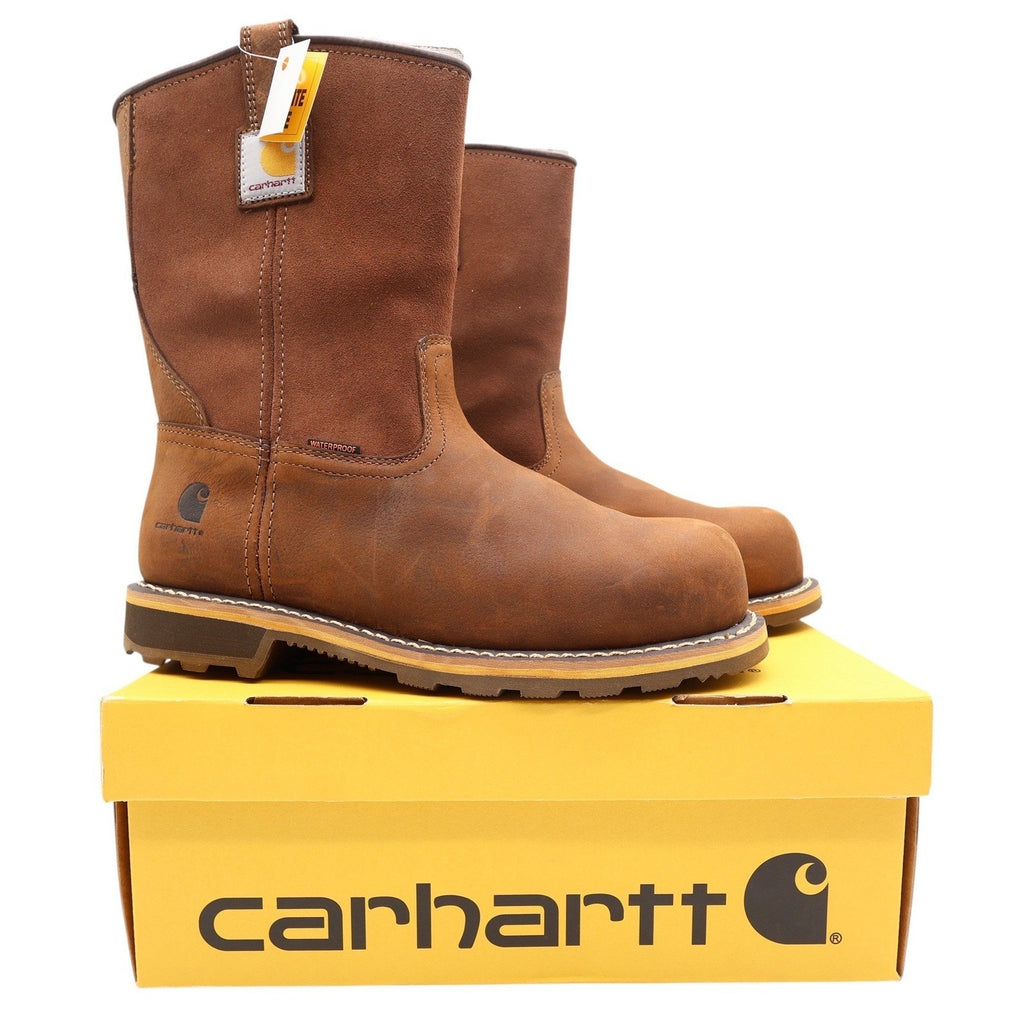 Carhartt Work Boots Mens 9.5 M Pull-On Waterproof Composite Toe CMP1453 NIB - take2supply