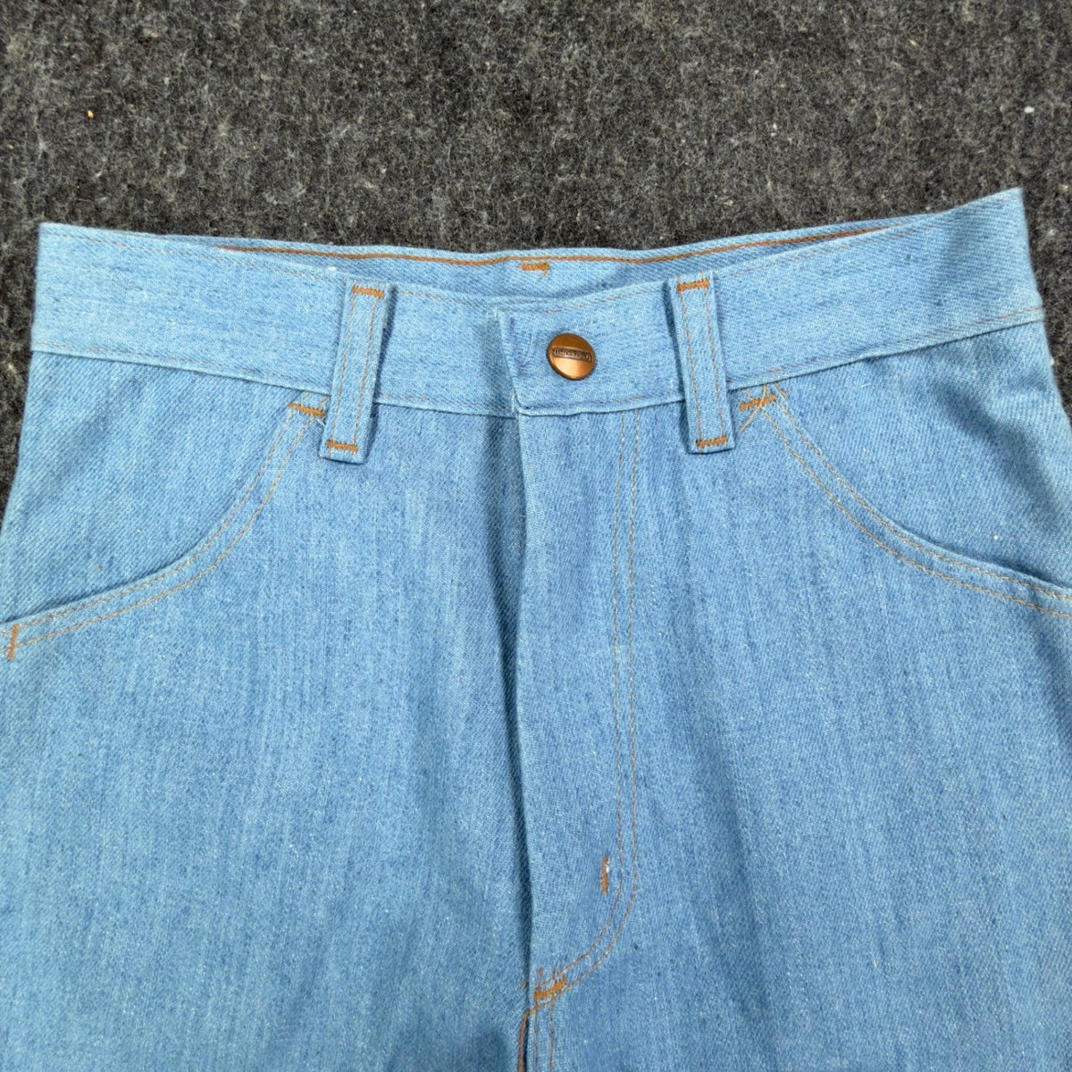 Maverick Vintage 70s Frayed Short Boys 16 Slim Blue Denim NWT Deadstock USA - take2supply