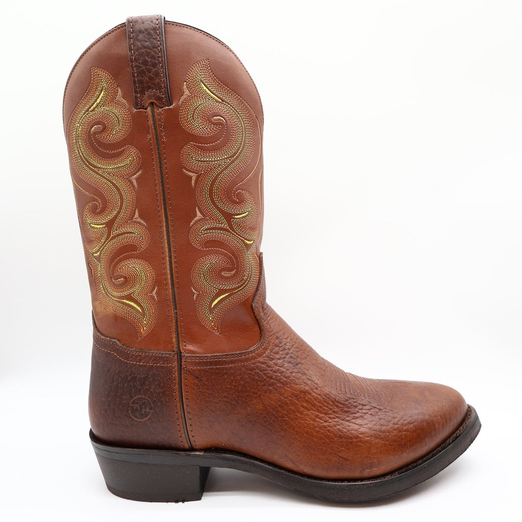 Double-H DH4417 Western Work Boots Mens 12 D Rust Leather R Toe New