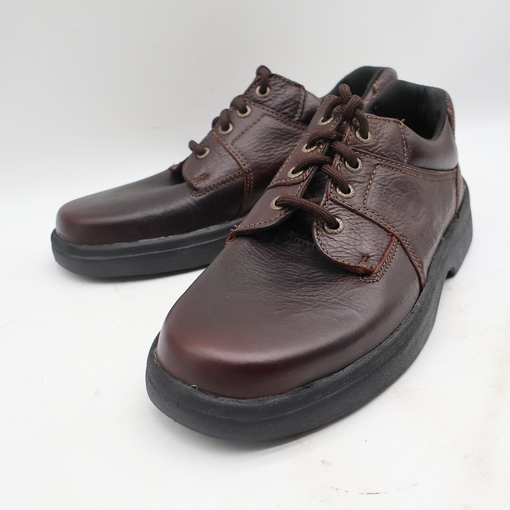 Vintage 90s Dexter Aspen C260-2 Walnut Tumbled Leather Oxfords Men's 10.5M USA Deadstock