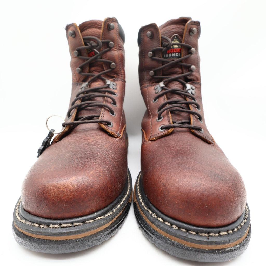 Rocky IronClad 5693 Work Boots Mens 12 M Brown Leather Waterproof NWT