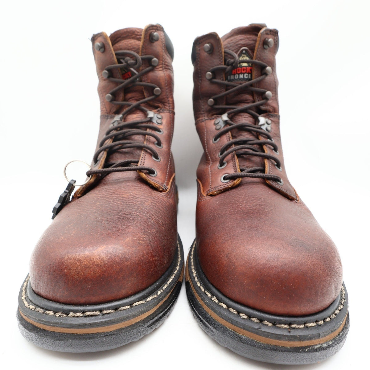 Rocky IronClad 5693 Work Boots Mens 12 M Brown Leather Waterproof NWT