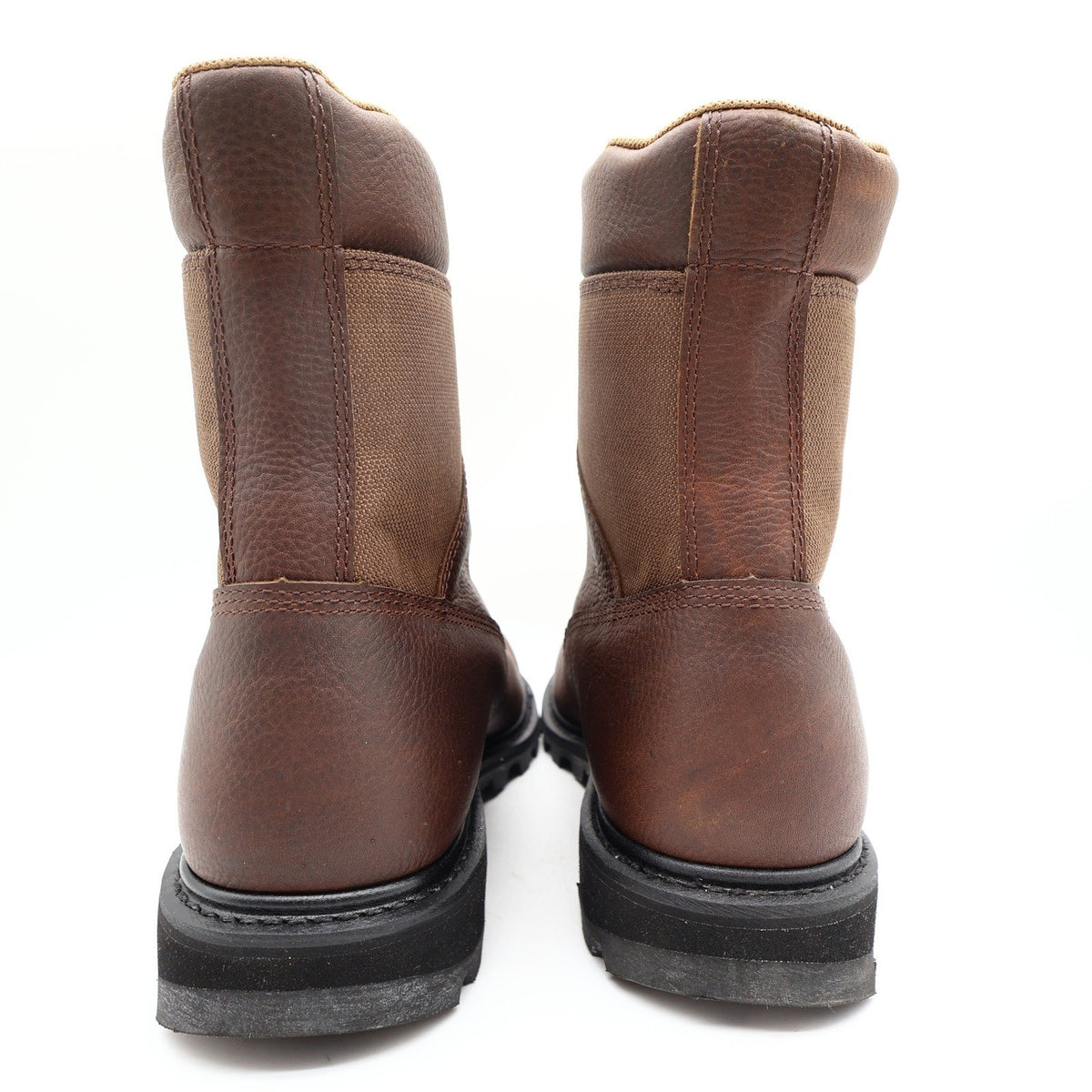 Carhartt Work Boots Mens 12 M Brown Leather Waterproof 8" Logger CML8150 NIB