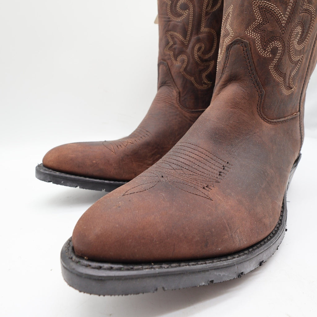 Double-H Aero-Glide 7 System Western Boots Mens 12 D Brown Leather NWT