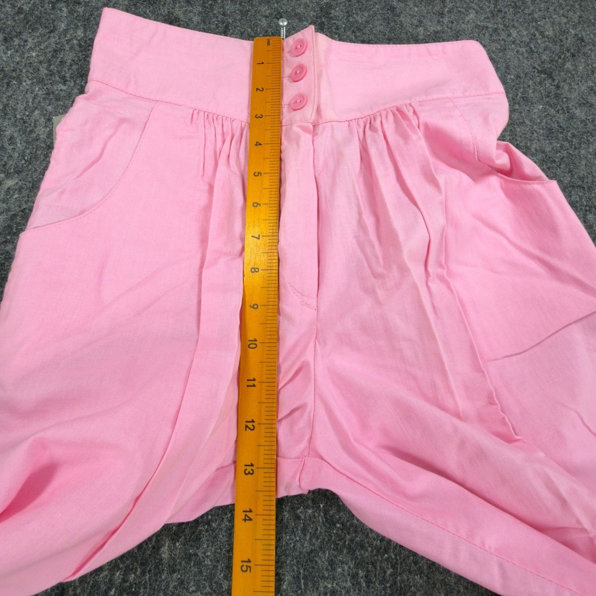 Catnip Vintage 80s High Waist Pleated Pants Womens 13 Pink Cotton NWT USA - take2supply