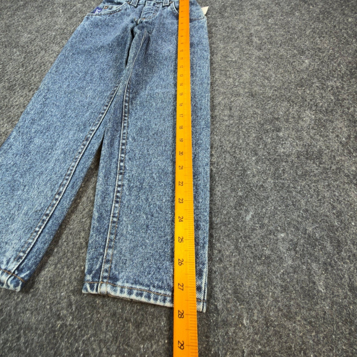 Vintage 90s Lee Boys Size 6 Slim Loose Fit Acid Wash Denim Jeans NWT USA