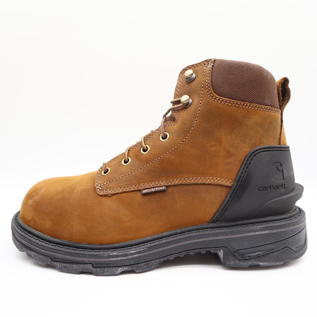 Carhartt Ironwood Work Boots Mens 9.5 M Brown Leather Alloy Toe Waterproof NWT - take2supply