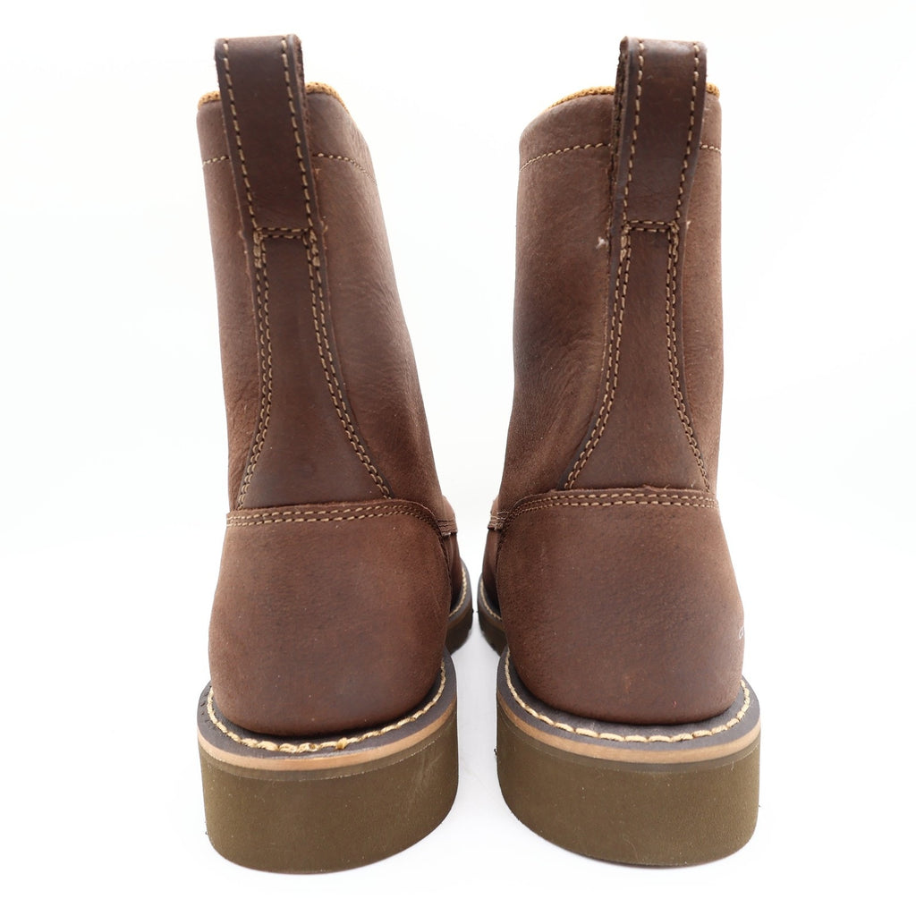 Carhartt Mens Modern Waterproof 8 Inch Wedge Work Boots Brown Leather 8.5 M NIB