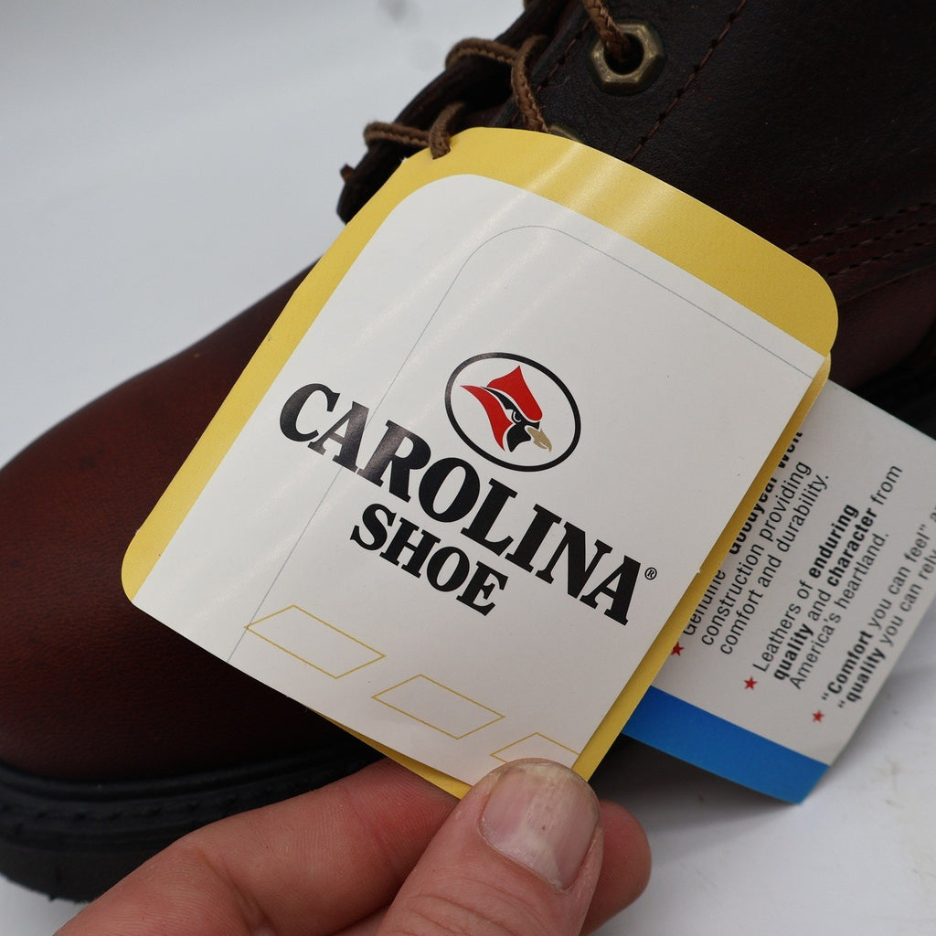Carolina 8006 Work Boots Mens 10 2E USA Made Briar Pitstop Leather Goodyear Welt