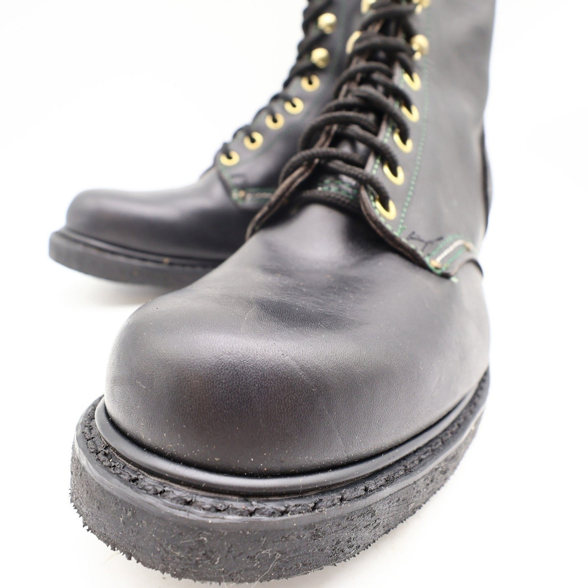 Walker Vintage 80s Work Boots Mens 10 EE Black Leather NIB NWT USA Made 1255