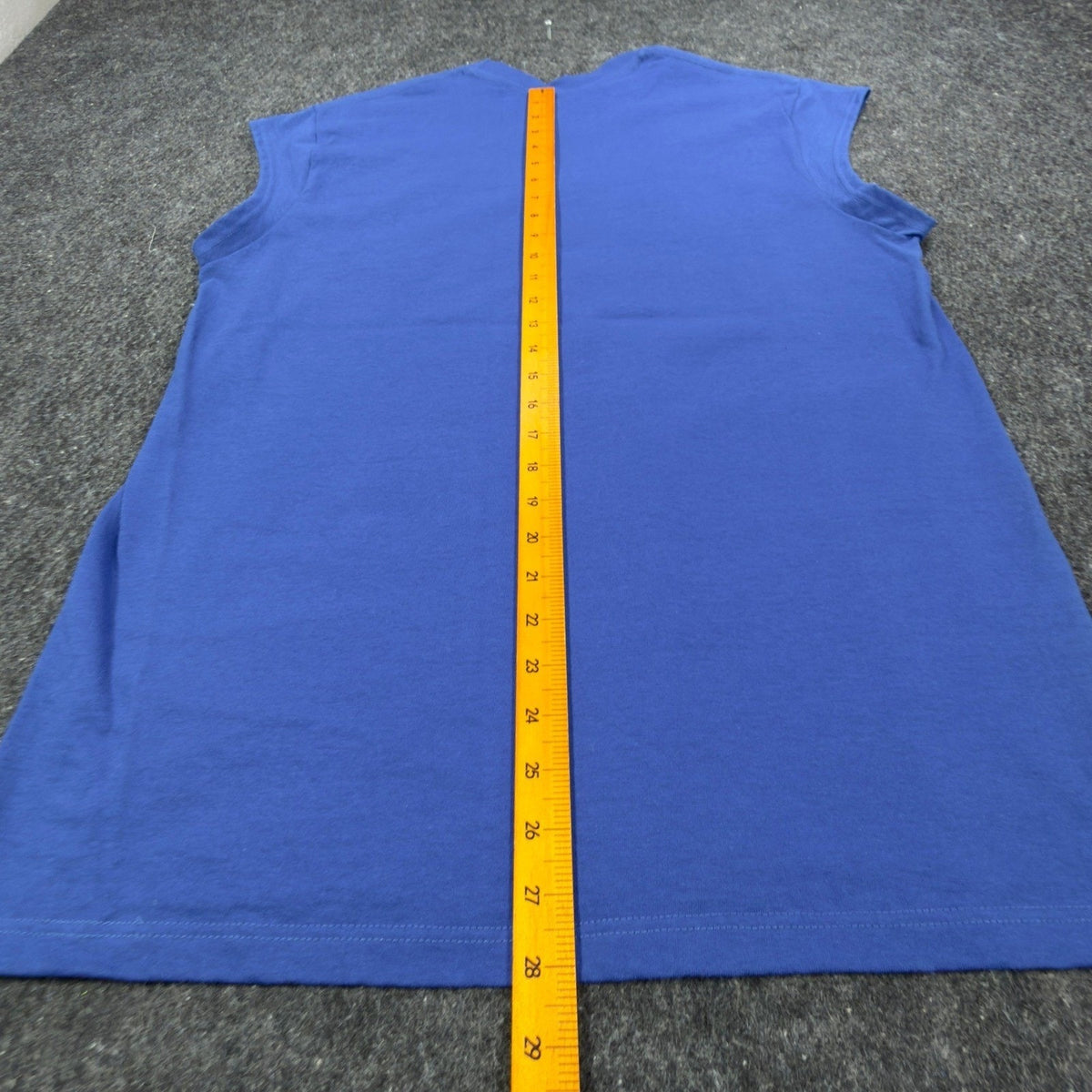 Y2K Nike Center Swoosh Sleeveless Basketball Shirt Men's Medium Blue NWT