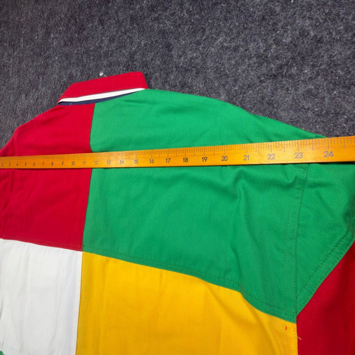 San Angelo Vintage 90s Colorblock Button Down Shirt Mens XL Multi Cotton NWT - take2supply