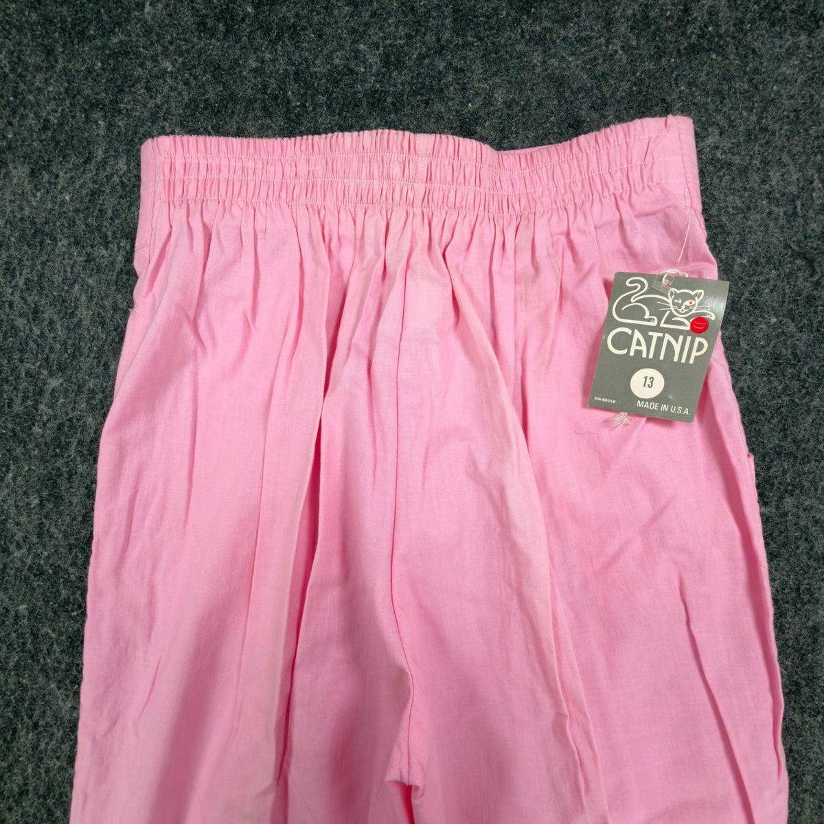 Catnip Vintage 80s High Waist Pleated Pants Womens 13 Pink Cotton NWT USA - take2supply
