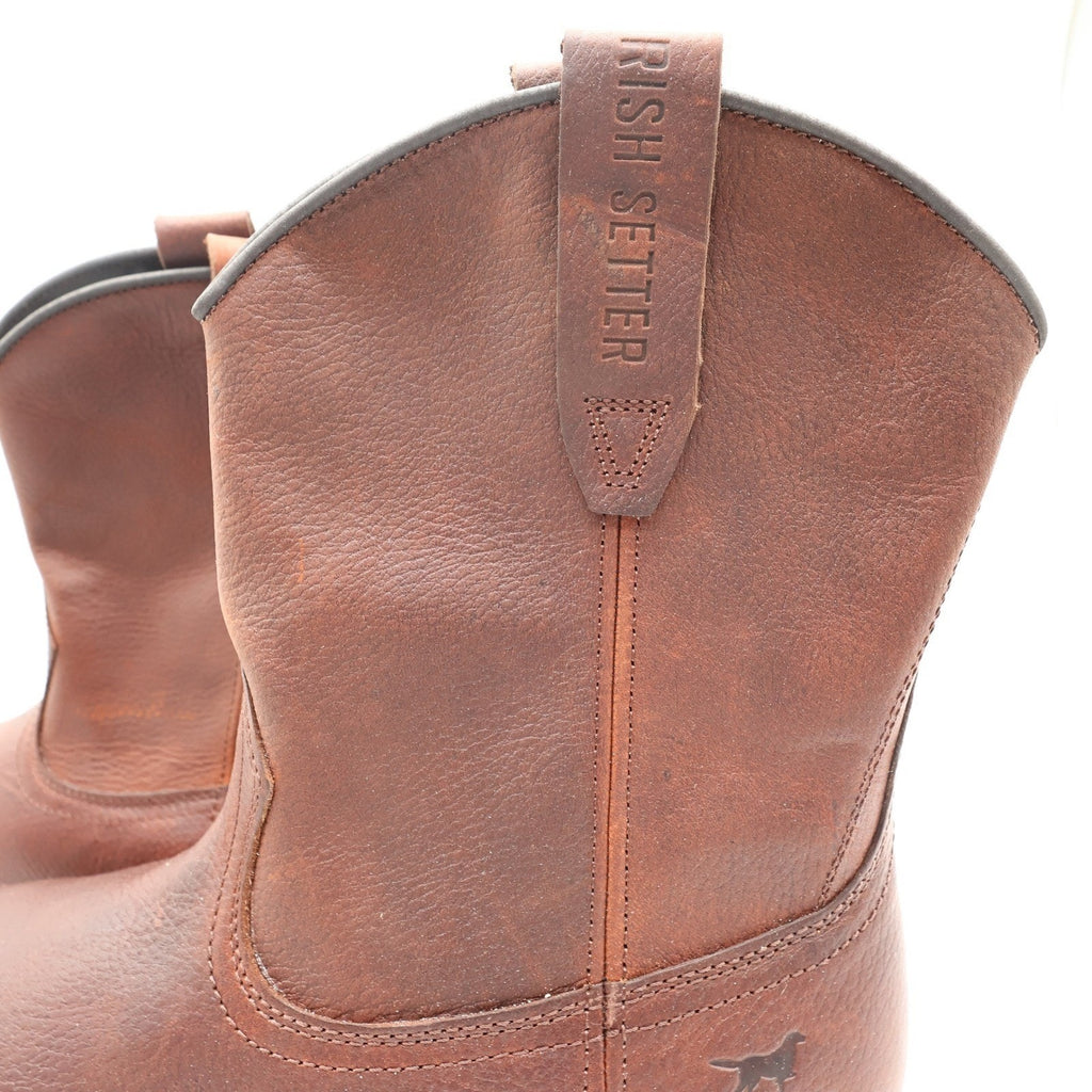 Irish Setter Ashby Work Boots Mens 13 E2 Brown Leather Aluminum Toe 83908 NEW