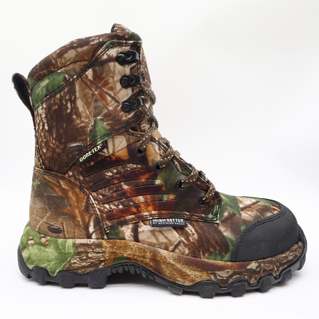 Irish Setter Boots Mens Size 9 D Shadow Trek Gore-Tex Camo Hunting 3858 NIB - take2supply