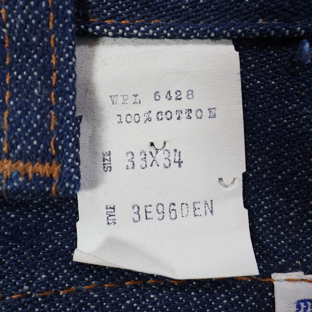 Maverick Vintage 70s Flare Jeans Mens 33x34 Blue Cotton USA Made NOS NWT