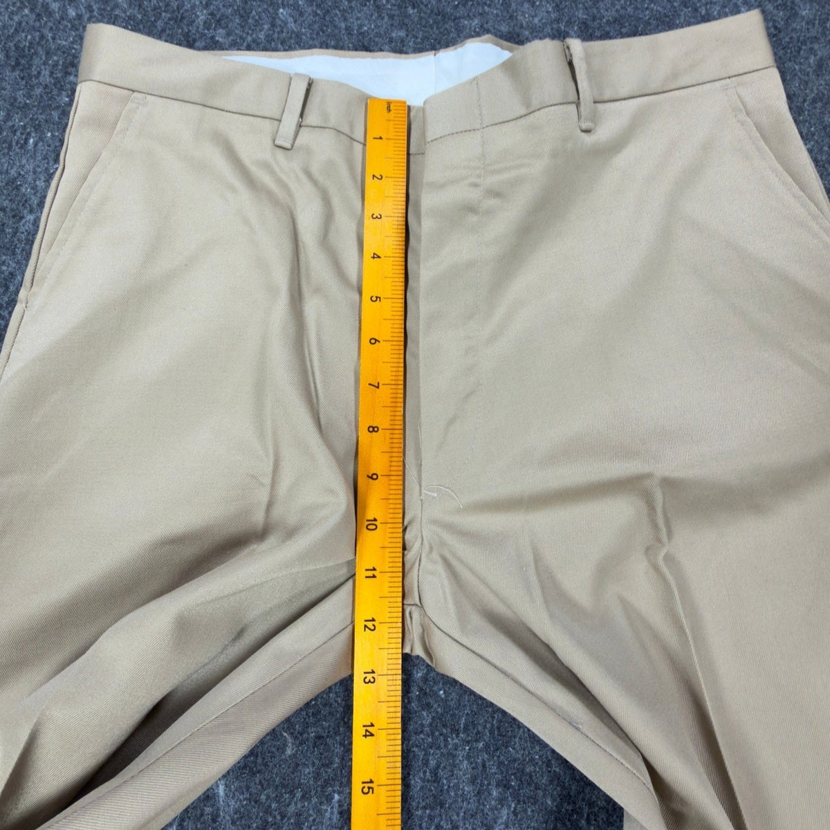 Elderado Vintage 70s Dress Pants Mens 34x32 Tan Twill Slacks Excellent - take2supply