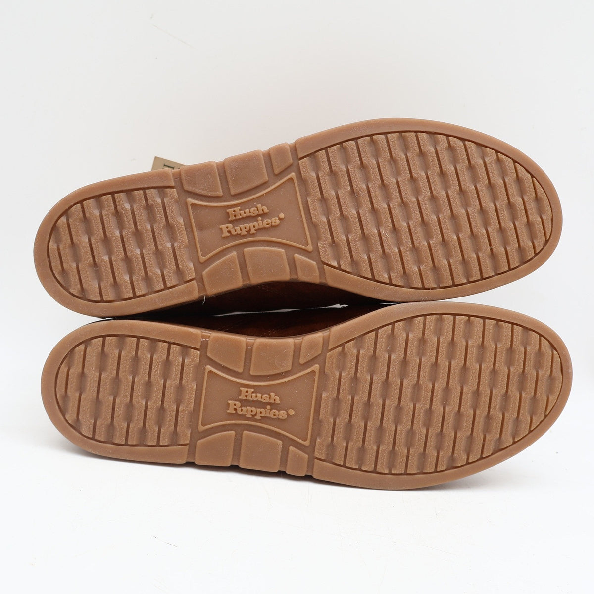 Vintage 90s Hush Puppies Cosmo Chestnut Suede Oxfords Men's 8M USA Deadstock