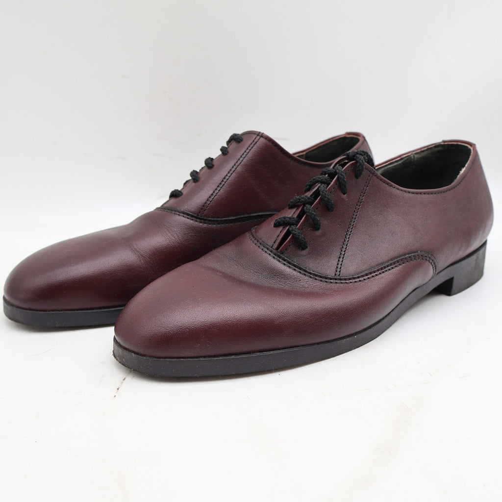 Vintage Armadillos Stanford II Burgundy Leather Oxfords Men's 10M USA Made New