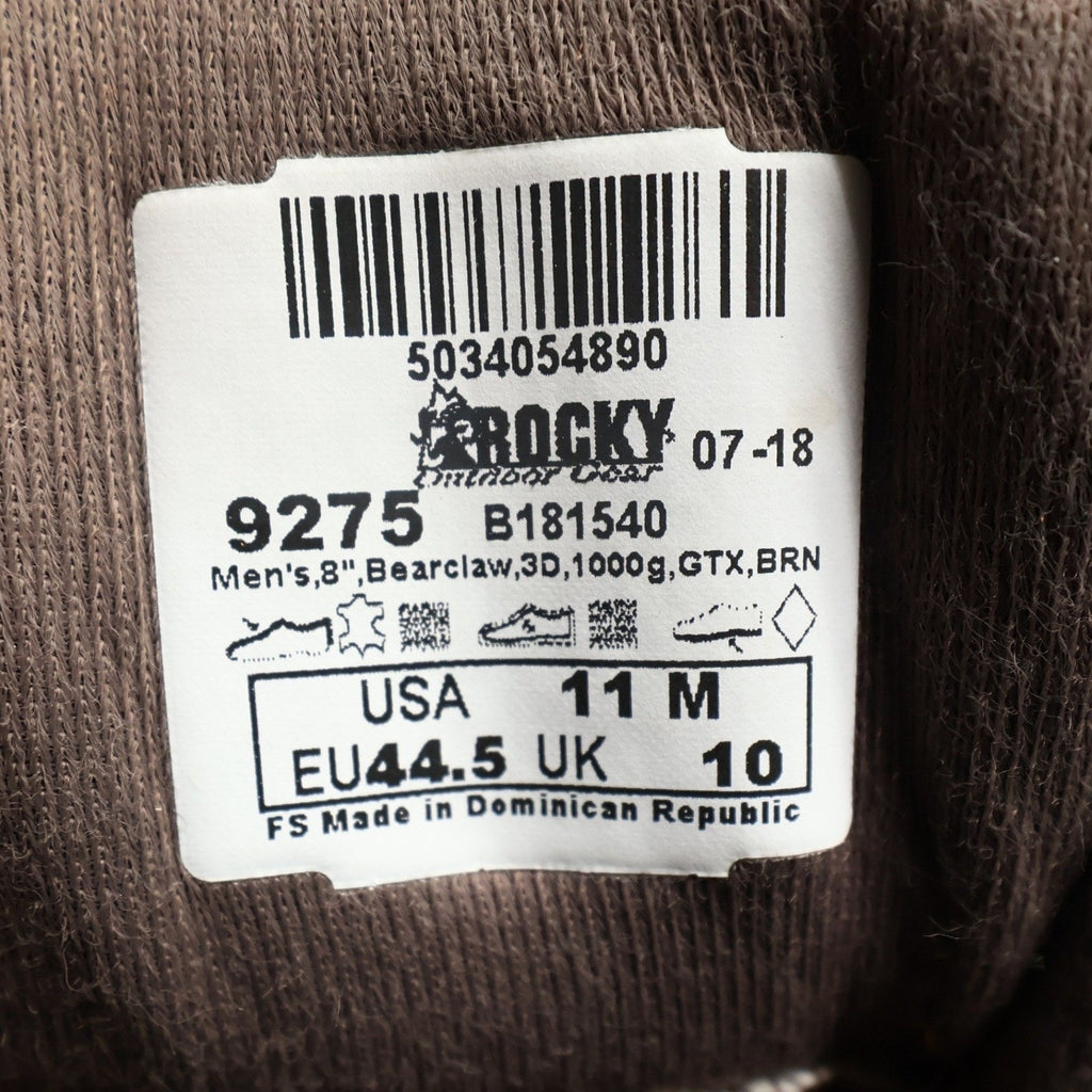 Rocky BearClaw 3D Hunting Boots Mens 11 Brown Camo Gore-Tex 1000g New 9275