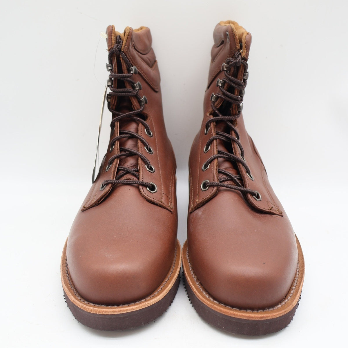 Lake of the Woods Work Boots Mens 9.5 D Vintage Brown Leather Made in USA 3900 - take2supply