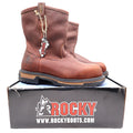 Rocky IronClad 6685 Waterproof Steel Toe Pull-On Work Boots Men's 12M NWT