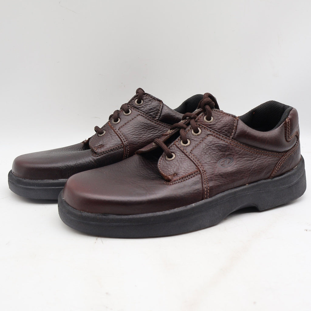Vintage 90s Dexter Aspen C260-2 Walnut Tumbled Leather Oxfords Men's 10.5M USA Deadstock