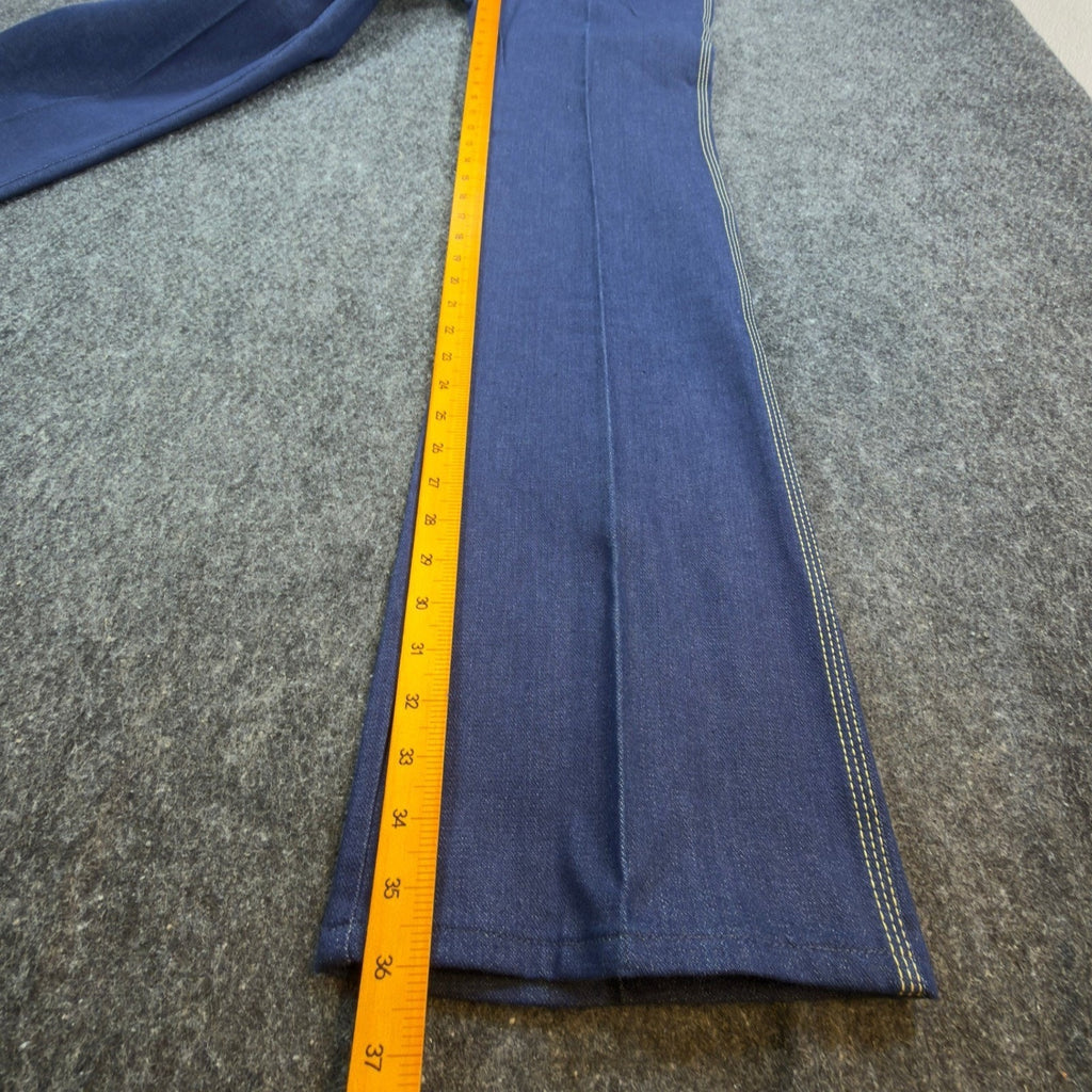 Maverick Vintage 70s Jeans Mens 32x36 Blue Denim Flare Bell Bottoms NWT USA