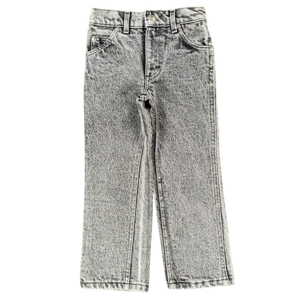 Lee Vintage 80s Riders Jeans Boys 5 Reg Glacier Acid Wash Denim NWT USA