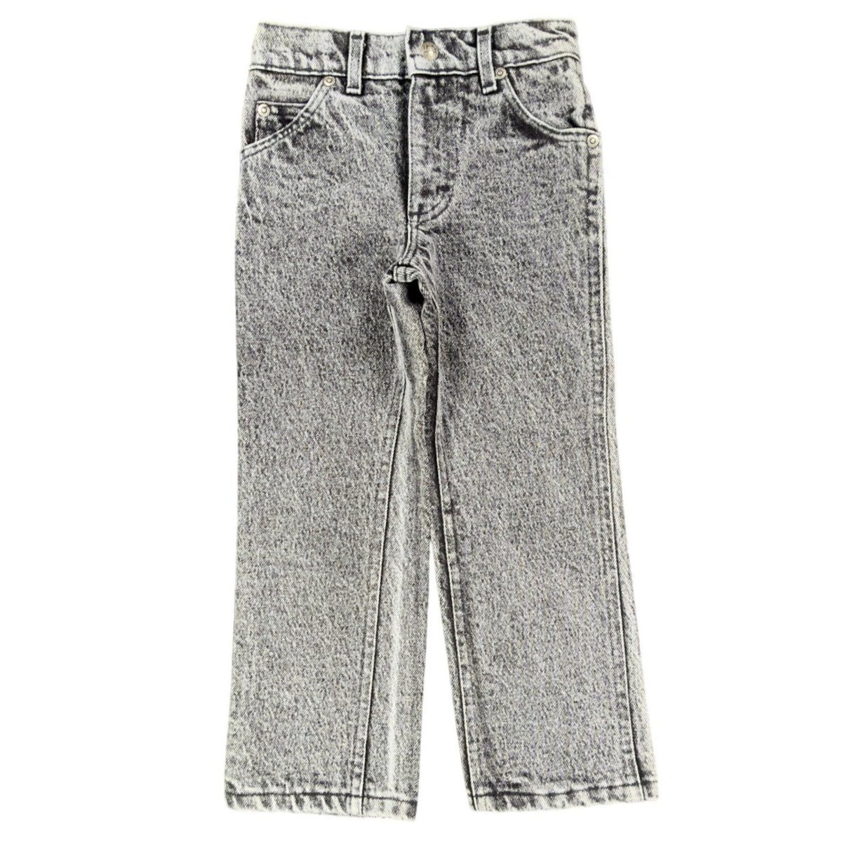 Lee Vintage 80s Riders Jeans Boys 5 Reg Glacier Acid Wash Denim NWT USA