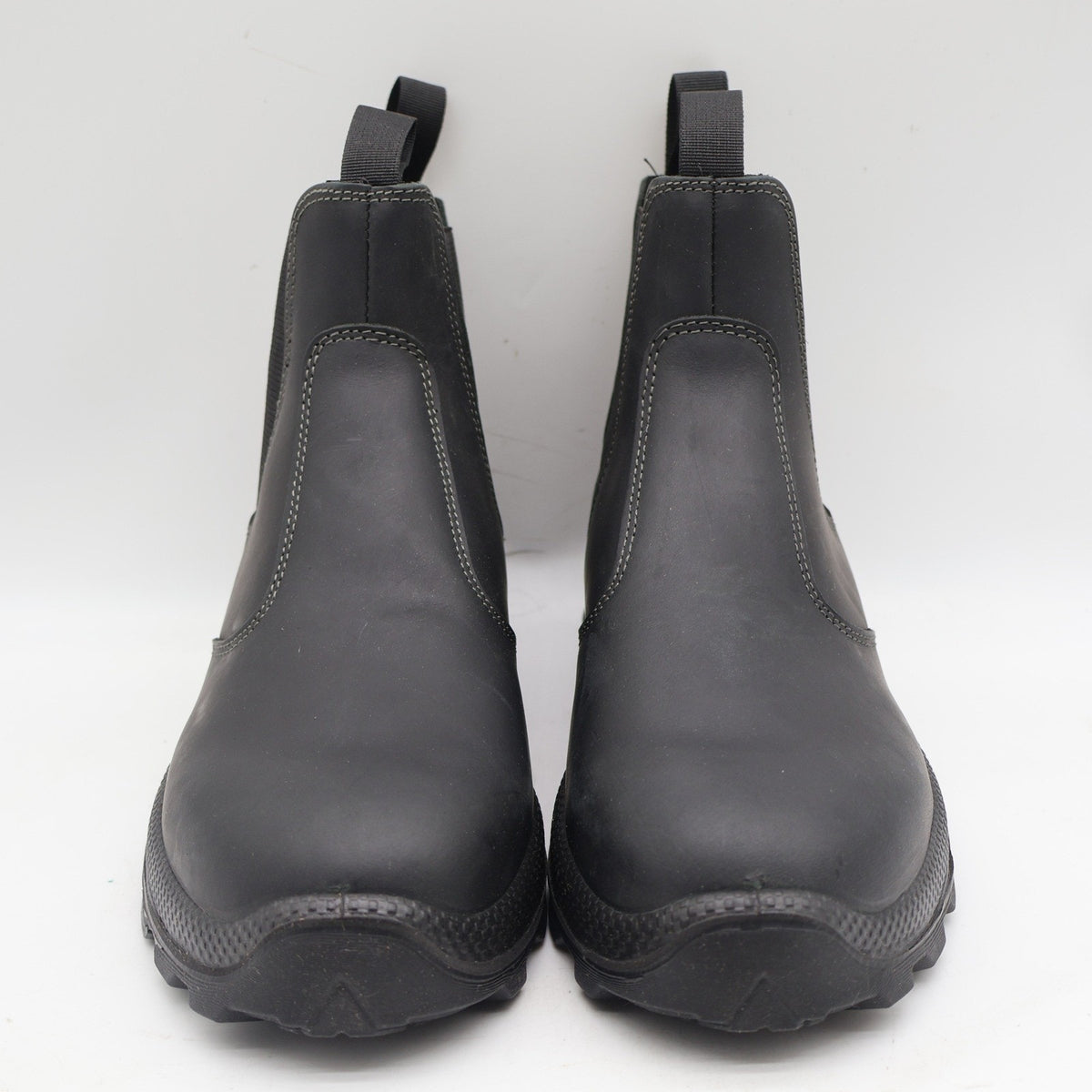 Grisport Cardigan Chelsea Boots Mens 10.5 Black Leather Pull On Italy 7003D8