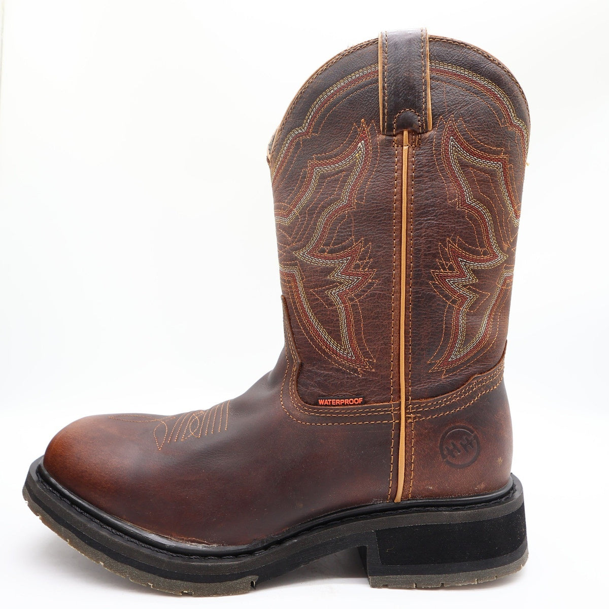 Double-H Modern ICE Work Boots Mens 9 D Brown Leather Square Toe Waterproof NWT - take2supply