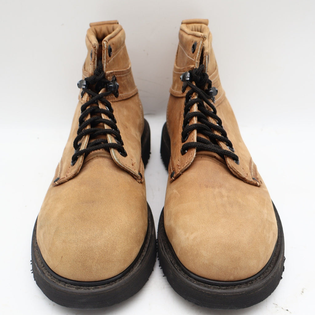 Carolina Steel Toe Boots Mens 9 D Vintage Tan Leather 4Comfort Work Made in USA - take2supply