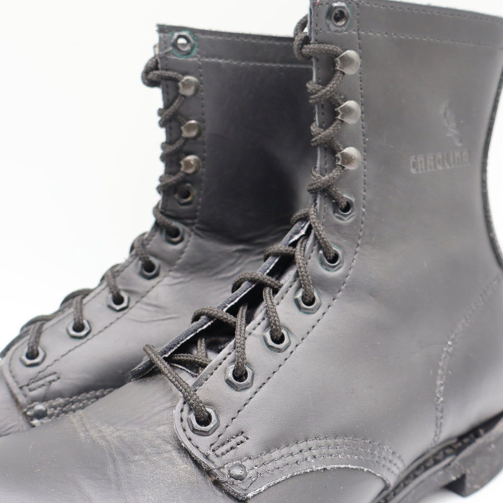 Carolina 849 Work Boots Mens 10.5 D Vintage Made in USA Black Leather Deadstock