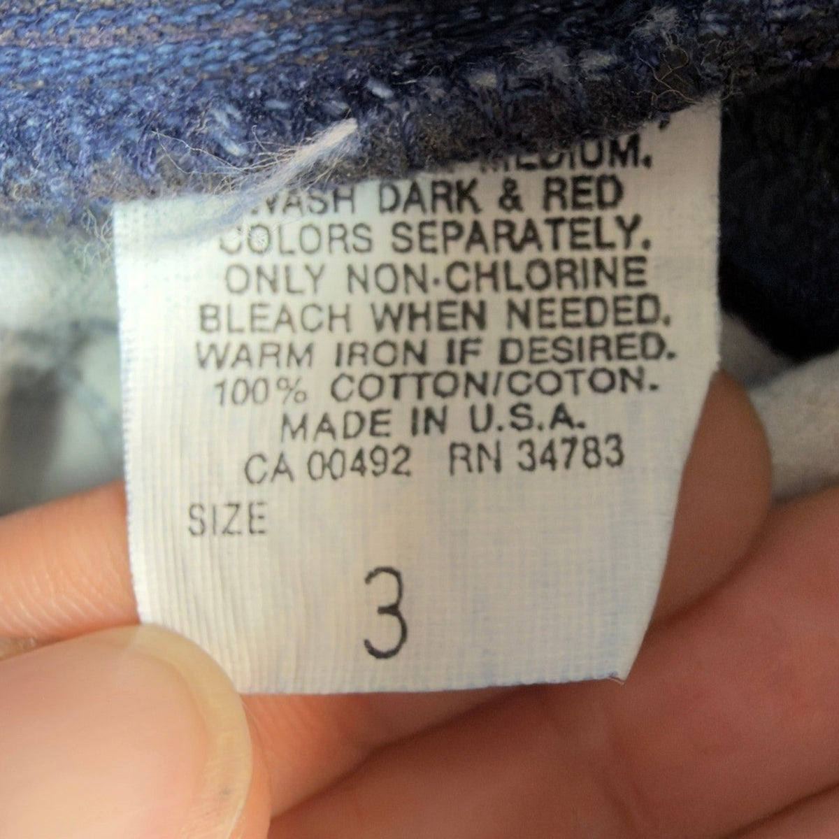 Lee Vintage 80s Pinstripe Jeans Juniors 3 Blue Cotton USA NWT Deadstock