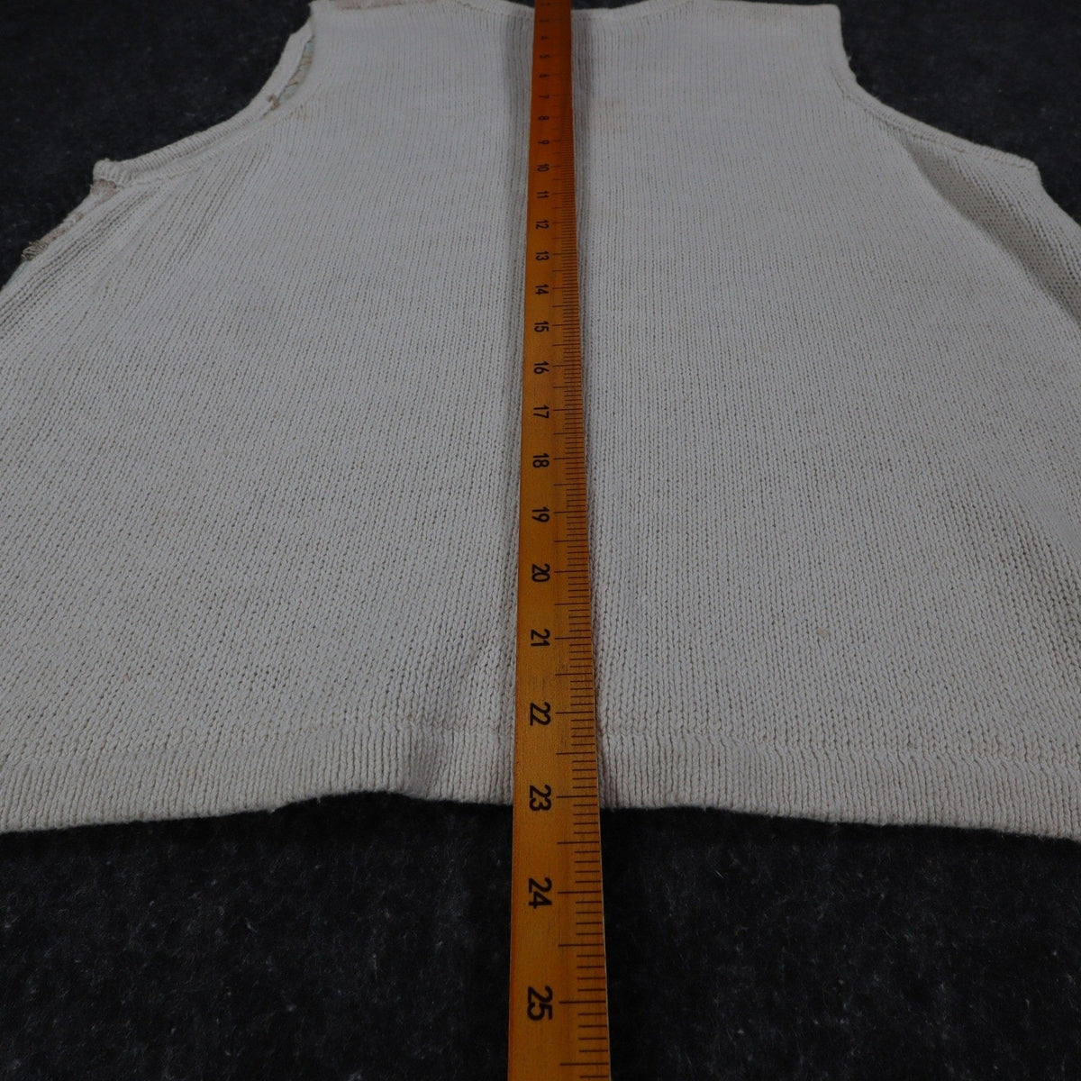Beldoch Popper Sweater Vest Women M Vintage 90s NWT Natural Ramie Cotton Floral