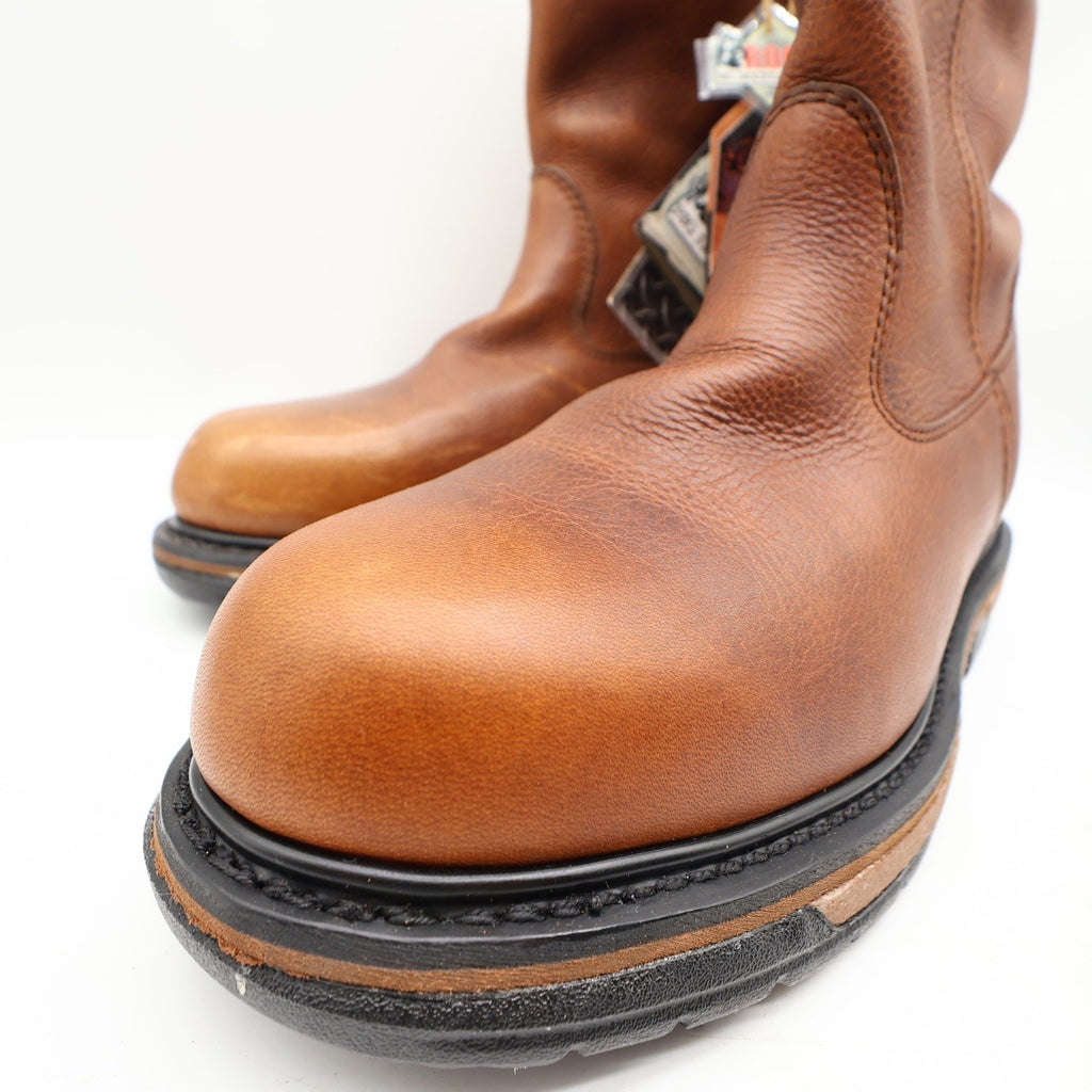 Rocky IronClad 11-Inch Waterproof Tan Leather Wellington Work Boots Men's 11M NWT