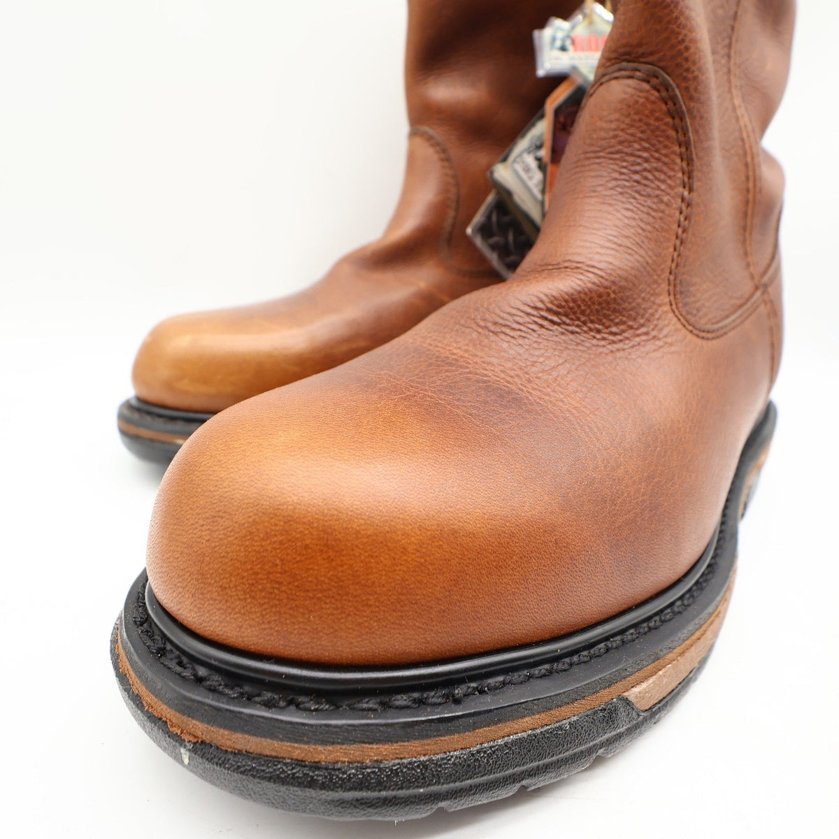 Rocky IronClad 11-Inch Waterproof Tan Leather Wellington Work Boots Men's 11M NWT