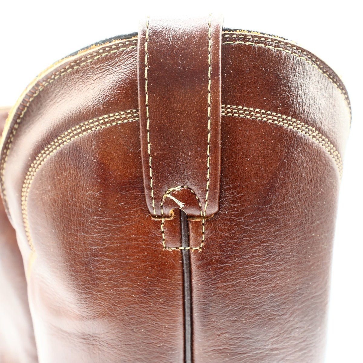 Laredo Vintage 90s Western Boots Mens 9 D Chocolate Brown Leather 2723 NIB - take2supply