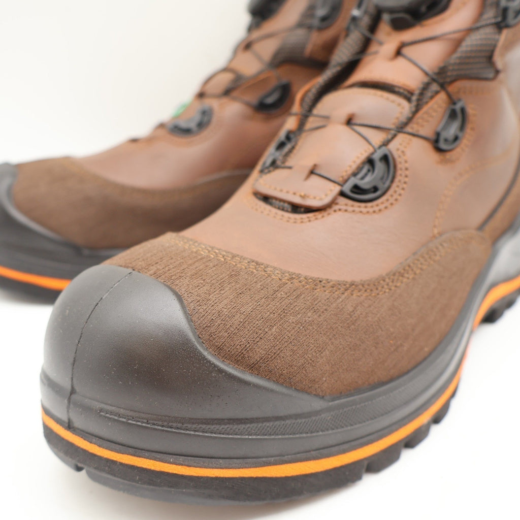 Grisport BOA Wolf Safety Boot Mens 11 Brown Waterproof Vibram Composite Toe 6"