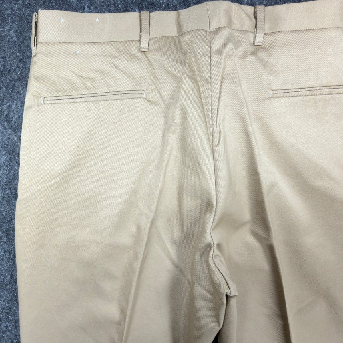 Elderado Vintage 70s Dress Pants Mens 34x32 Tan Twill Slacks Excellent - take2supply
