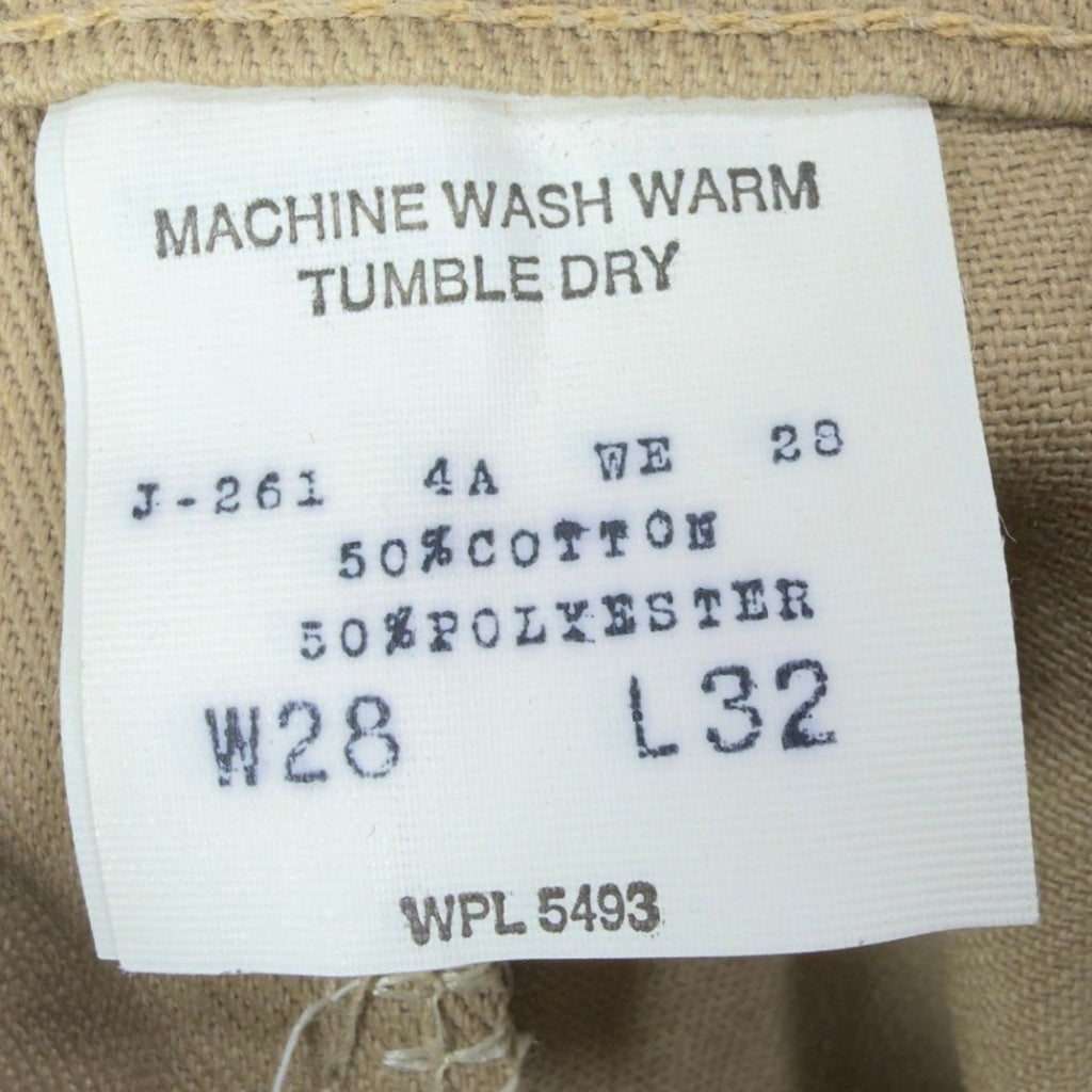 Dee Cee Vintage 70s Work Pants Mens 28x32 Tan Cotton Blend NEW Made in USA