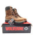 Wolverine Marauder 8 Work Boots Mens 8.5 Brown Leather Steel Toe NWT W02163