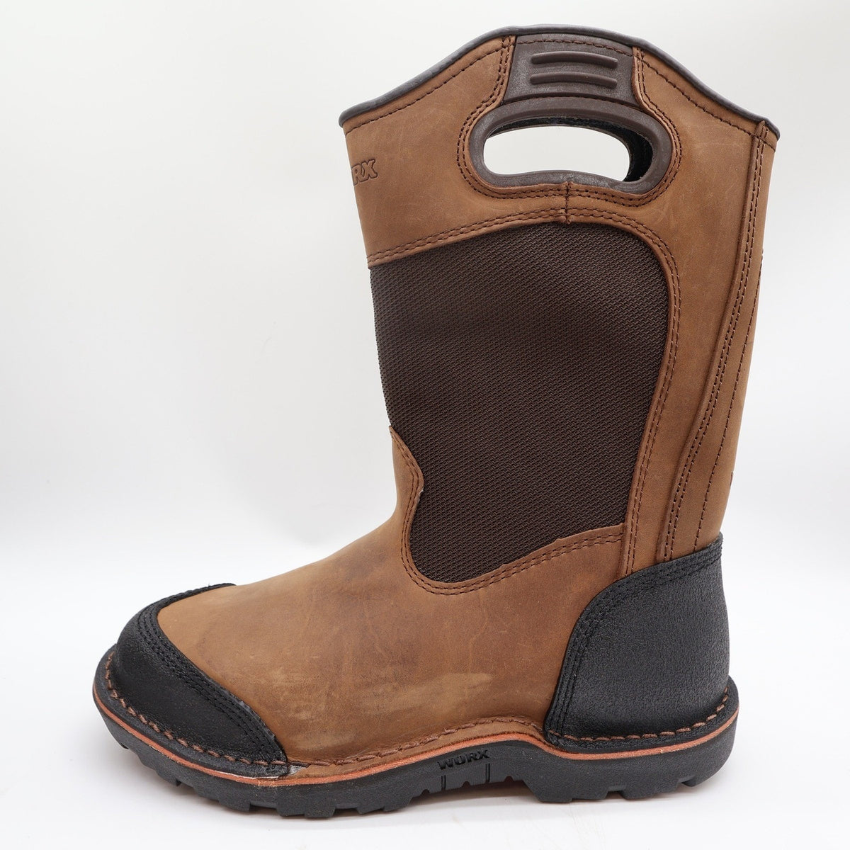 Worx by Red Wing 5715 Steel Toe Boots Mens 8 Brown Leather New In Box - take2supply