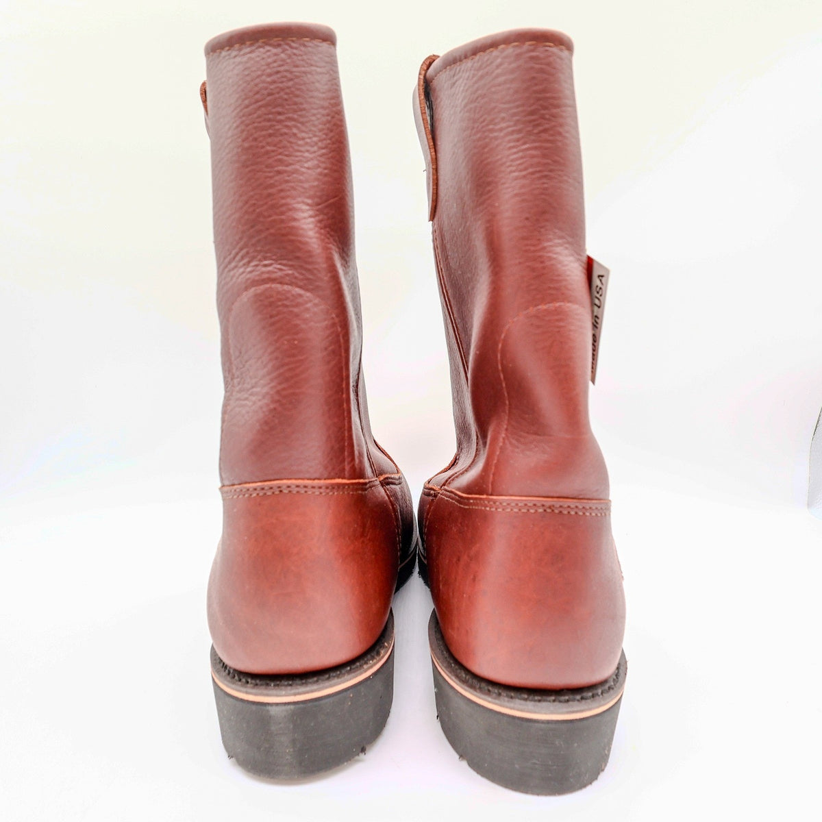 Double-H 3730 Boots Mens 11EE Brown Leather AG7 Ranchwell EH Made in USA NWT