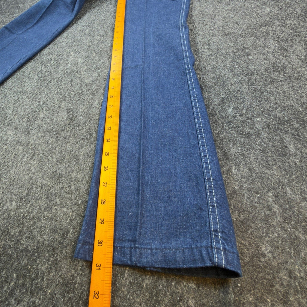 DeeCee Vintage 70s Jeans Youth 16 W26 L31 Blue Flare USA Deadstock NWT