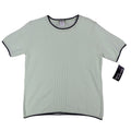 Southern Lady Short Sleeve Sweater Womens Small Vintage Bonsai Green Knit USA
