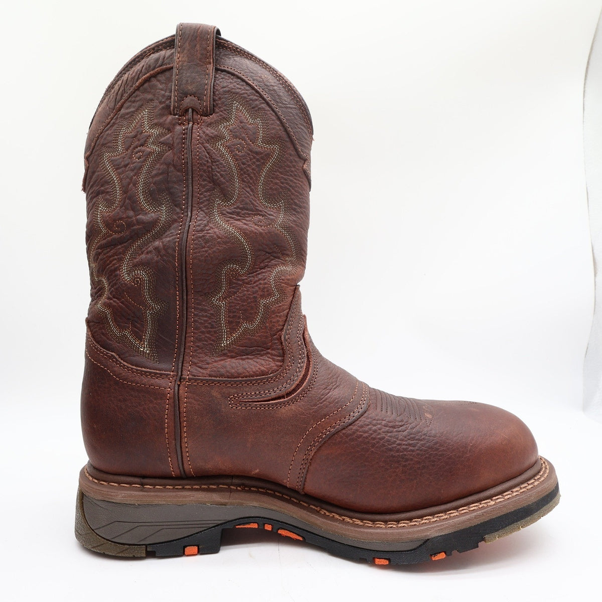 Double-H Modern Roper Boots Mens 10.5 D Brown Leather Composite Toe DH5133 NWT