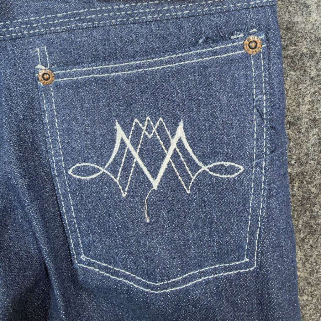 Maverick Vintage 70s Jeans Boys 16 Slim USA Blue Denim NWT Z128MNS 26x29