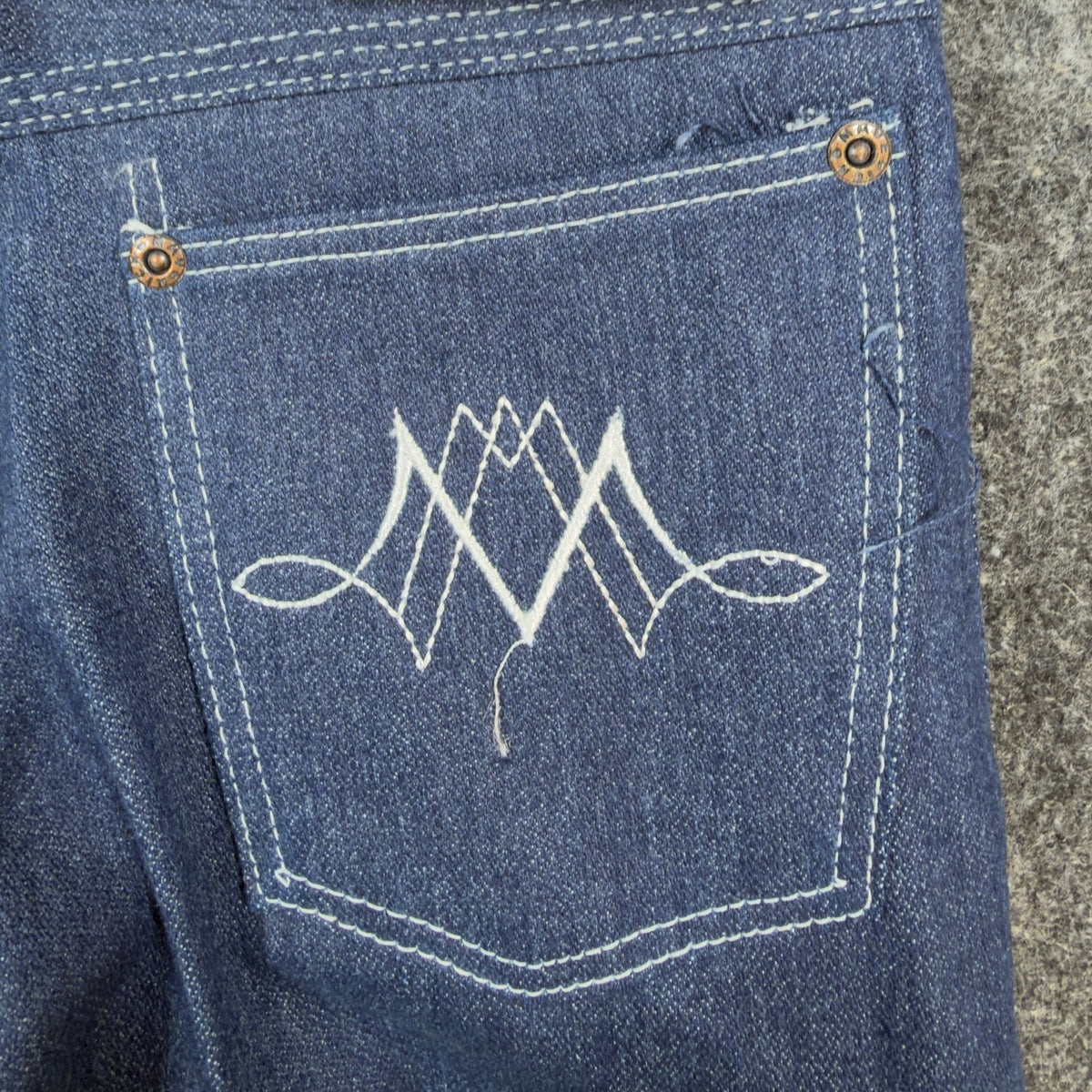 Maverick Vintage 70s Jeans Boys 16 Slim USA Blue Denim NWT Z128MNS 26x29